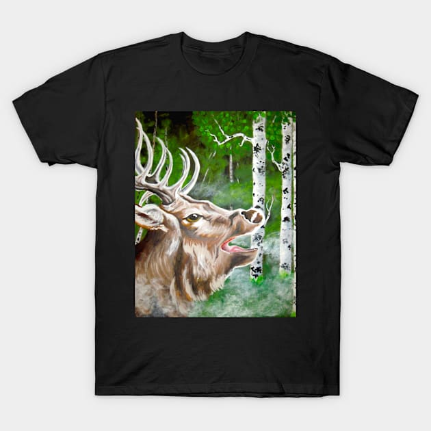 Elk T-Shirt by Jacob Wayne Bryner 